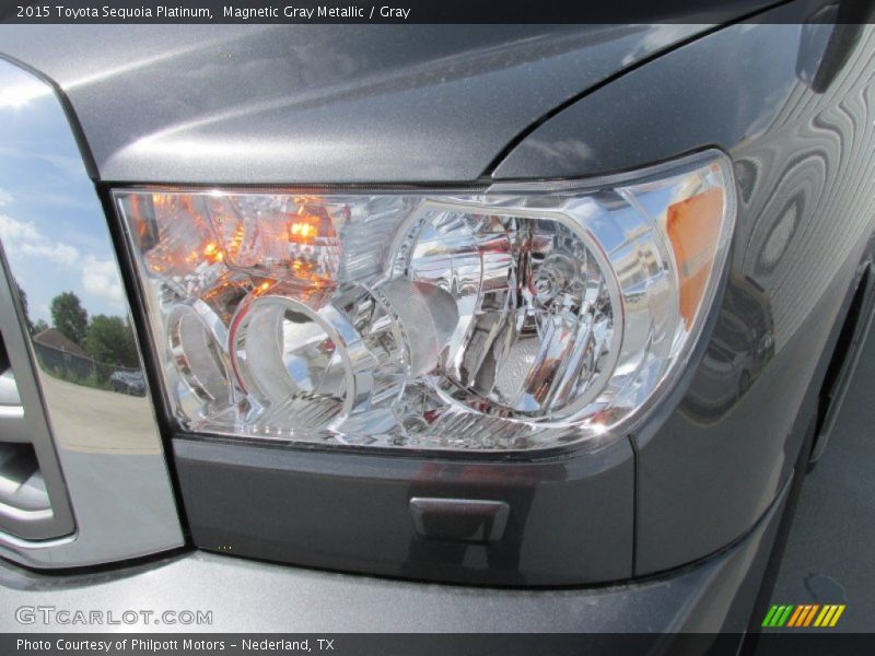Magnetic Gray Metallic / Gray 2015 Toyota Sequoia Platinum