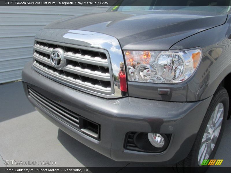 Magnetic Gray Metallic / Gray 2015 Toyota Sequoia Platinum
