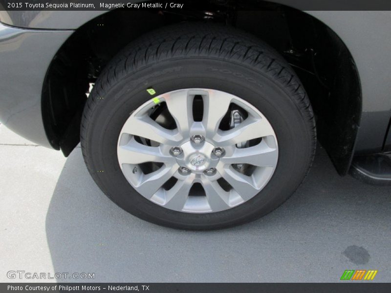 Magnetic Gray Metallic / Gray 2015 Toyota Sequoia Platinum