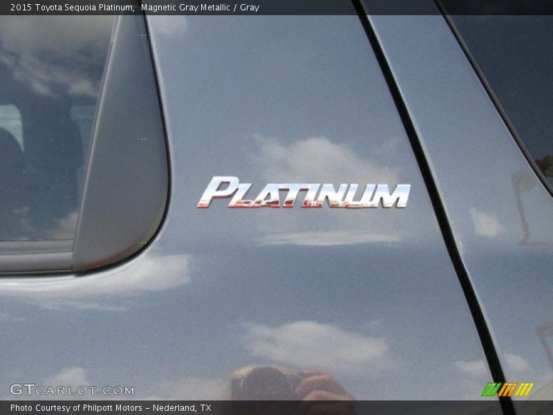 Magnetic Gray Metallic / Gray 2015 Toyota Sequoia Platinum