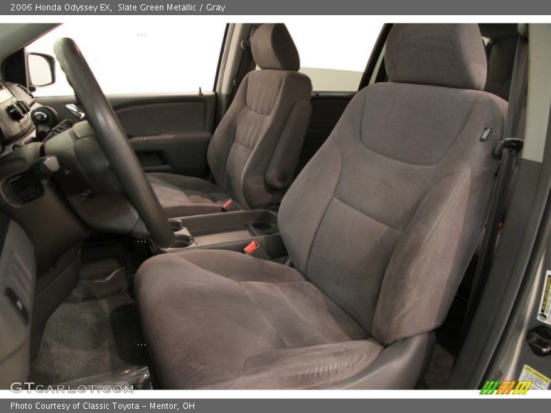 Slate Green Metallic / Gray 2006 Honda Odyssey EX