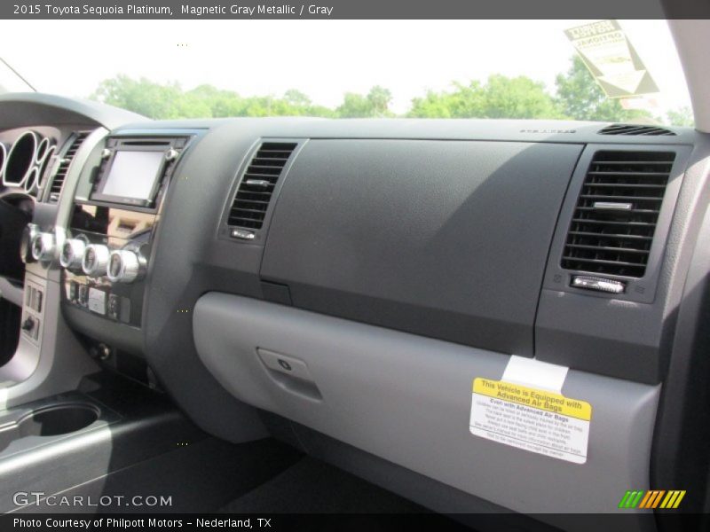 Magnetic Gray Metallic / Gray 2015 Toyota Sequoia Platinum