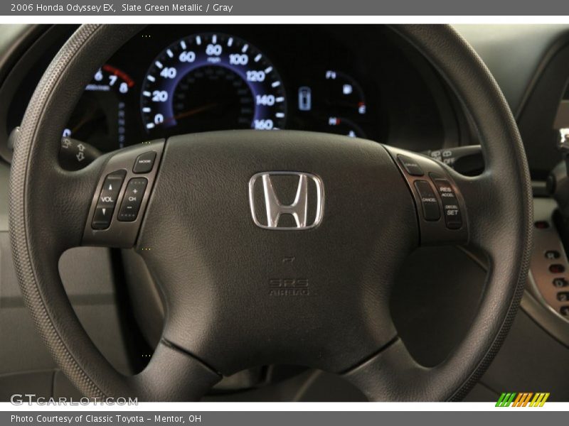 Slate Green Metallic / Gray 2006 Honda Odyssey EX