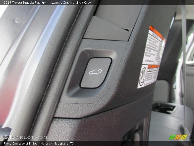 Magnetic Gray Metallic / Gray 2015 Toyota Sequoia Platinum