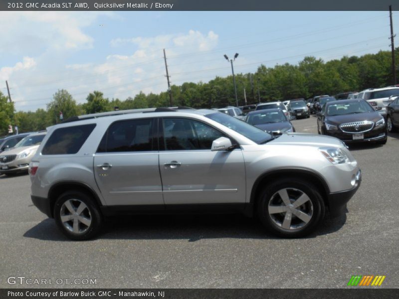 Quicksilver Metallic / Ebony 2012 GMC Acadia SLT AWD