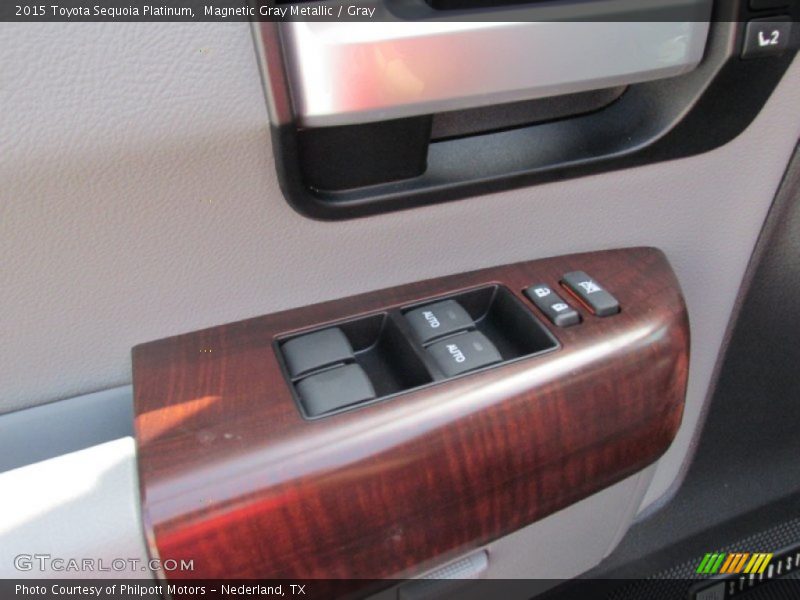 Magnetic Gray Metallic / Gray 2015 Toyota Sequoia Platinum