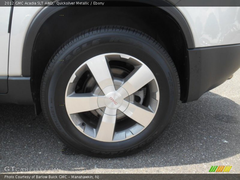 Quicksilver Metallic / Ebony 2012 GMC Acadia SLT AWD