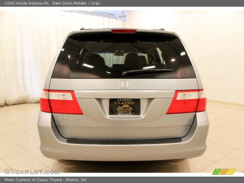 Slate Green Metallic / Gray 2006 Honda Odyssey EX