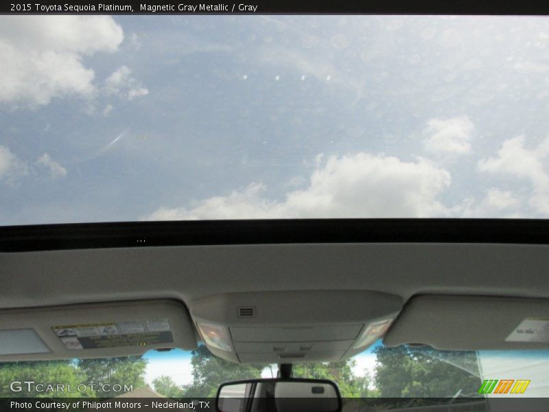 Magnetic Gray Metallic / Gray 2015 Toyota Sequoia Platinum