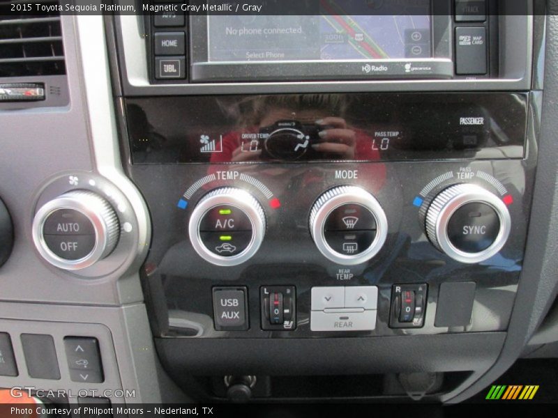 Magnetic Gray Metallic / Gray 2015 Toyota Sequoia Platinum