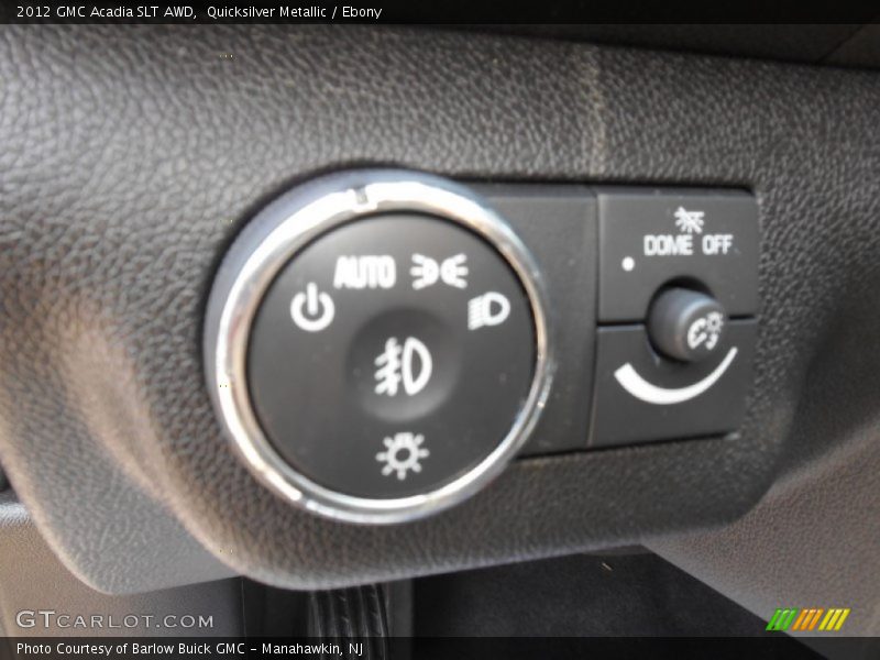 Quicksilver Metallic / Ebony 2012 GMC Acadia SLT AWD