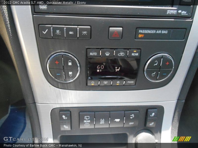 Quicksilver Metallic / Ebony 2012 GMC Acadia SLT AWD