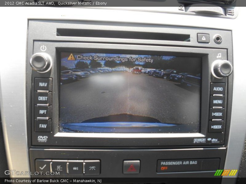 Quicksilver Metallic / Ebony 2012 GMC Acadia SLT AWD