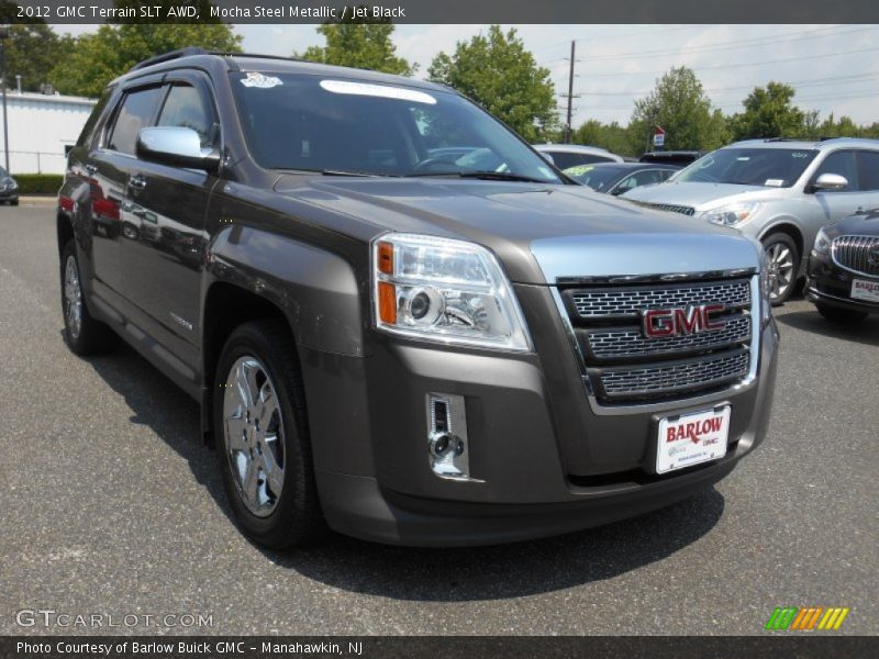 Mocha Steel Metallic / Jet Black 2012 GMC Terrain SLT AWD