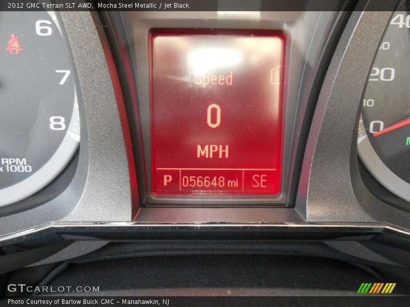 Mocha Steel Metallic / Jet Black 2012 GMC Terrain SLT AWD