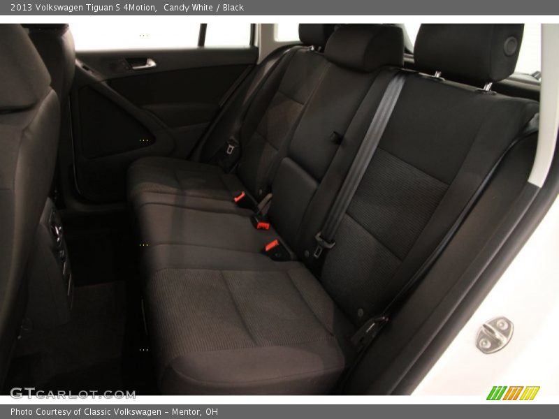 Candy White / Black 2013 Volkswagen Tiguan S 4Motion