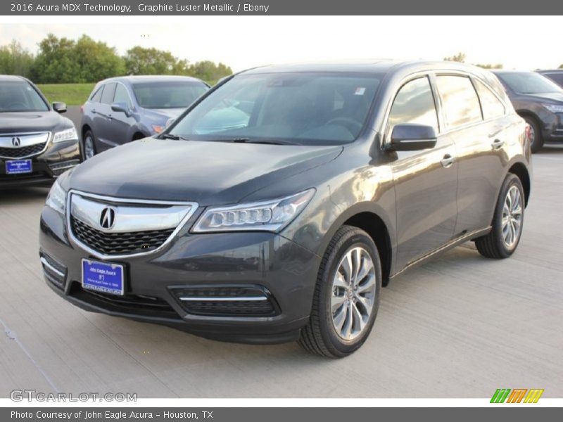 Graphite Luster Metallic / Ebony 2016 Acura MDX Technology