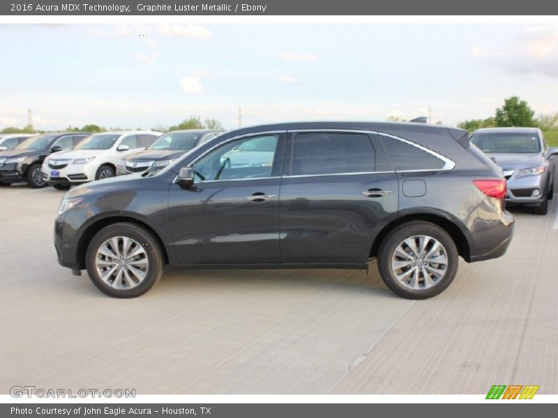Graphite Luster Metallic / Ebony 2016 Acura MDX Technology