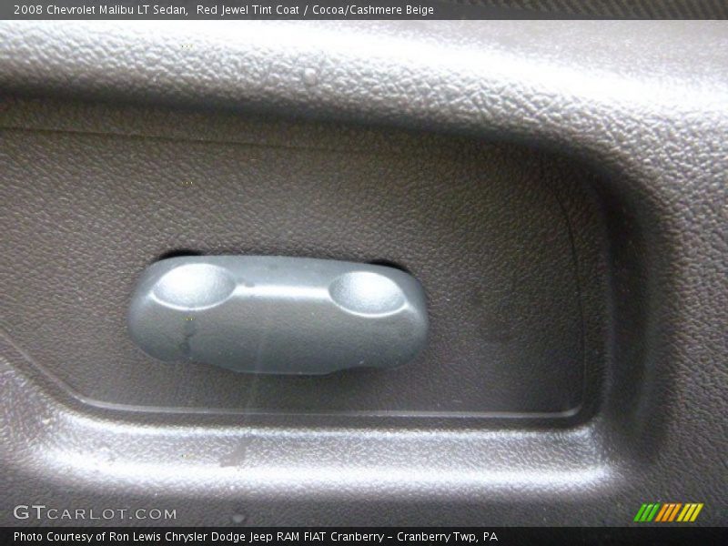 Red Jewel Tint Coat / Cocoa/Cashmere Beige 2008 Chevrolet Malibu LT Sedan