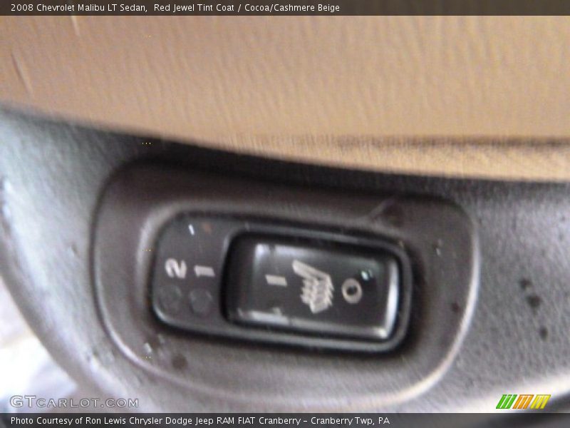 Red Jewel Tint Coat / Cocoa/Cashmere Beige 2008 Chevrolet Malibu LT Sedan