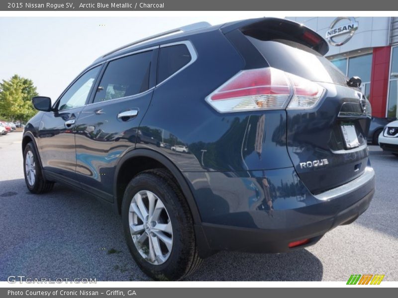 Arctic Blue Metallic / Charcoal 2015 Nissan Rogue SV