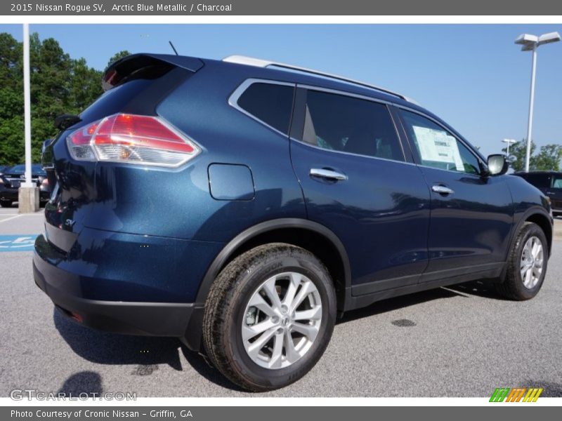 Arctic Blue Metallic / Charcoal 2015 Nissan Rogue SV