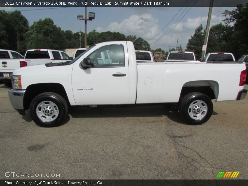 Summit White / Dark Titanium 2013 Chevrolet Silverado 2500HD Work Truck Regular Cab