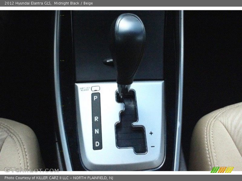 Midnight Black / Beige 2012 Hyundai Elantra GLS