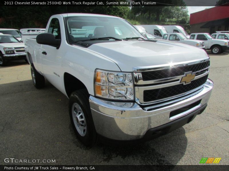 Summit White / Dark Titanium 2013 Chevrolet Silverado 2500HD Work Truck Regular Cab