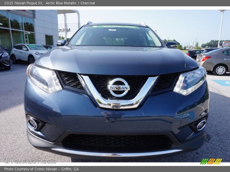 Arctic Blue Metallic / Charcoal 2015 Nissan Rogue SV