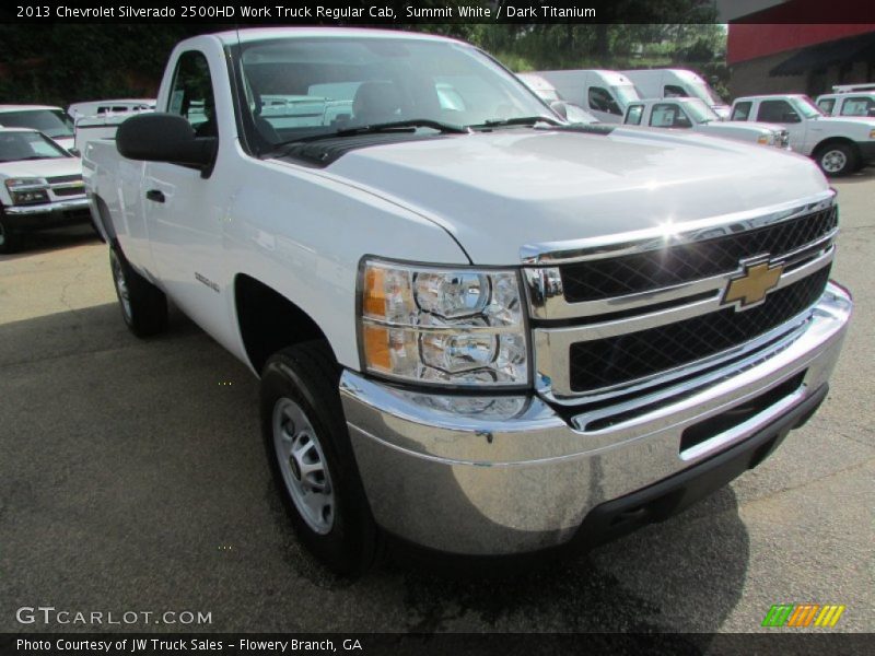 Summit White / Dark Titanium 2013 Chevrolet Silverado 2500HD Work Truck Regular Cab