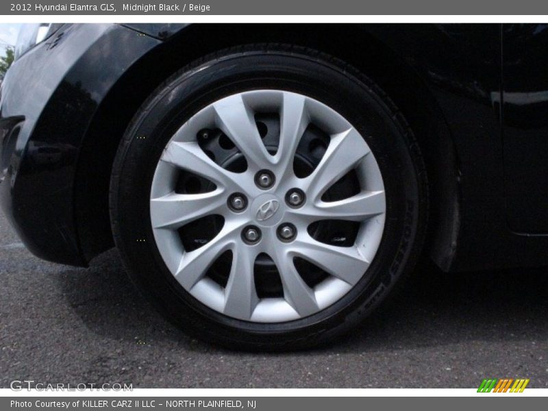 Midnight Black / Beige 2012 Hyundai Elantra GLS
