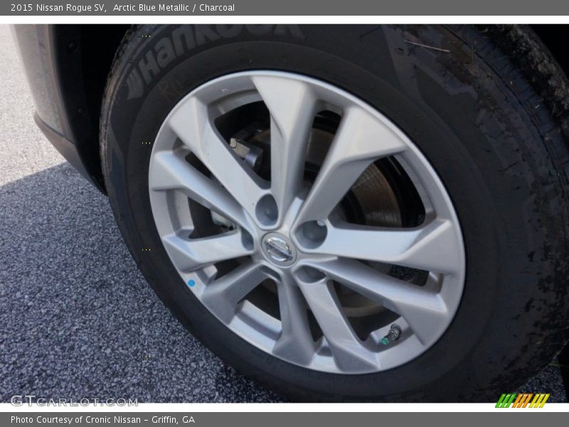 Arctic Blue Metallic / Charcoal 2015 Nissan Rogue SV