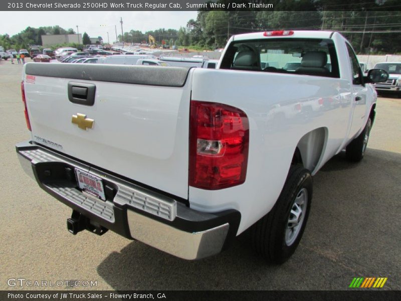 Summit White / Dark Titanium 2013 Chevrolet Silverado 2500HD Work Truck Regular Cab