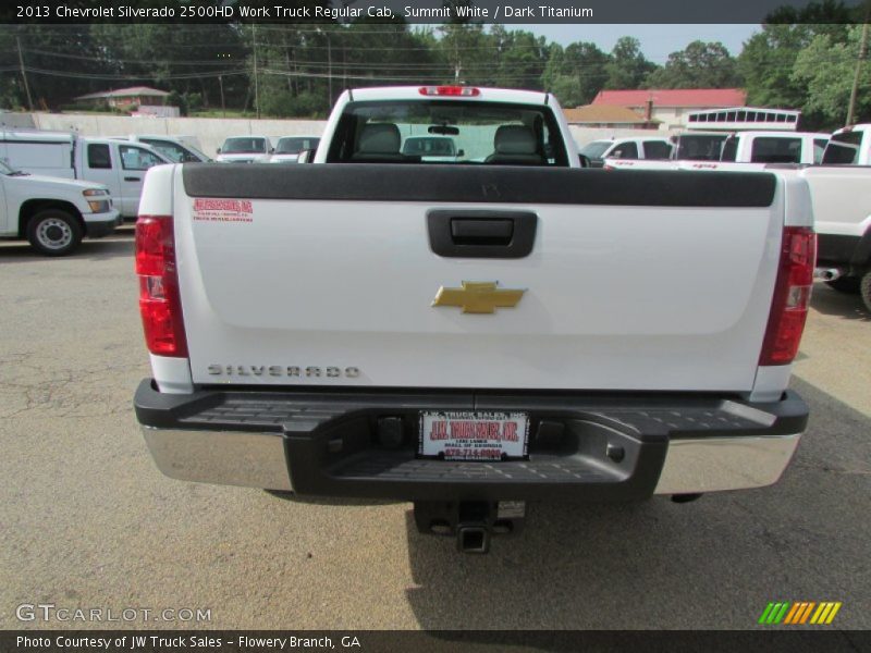 Summit White / Dark Titanium 2013 Chevrolet Silverado 2500HD Work Truck Regular Cab