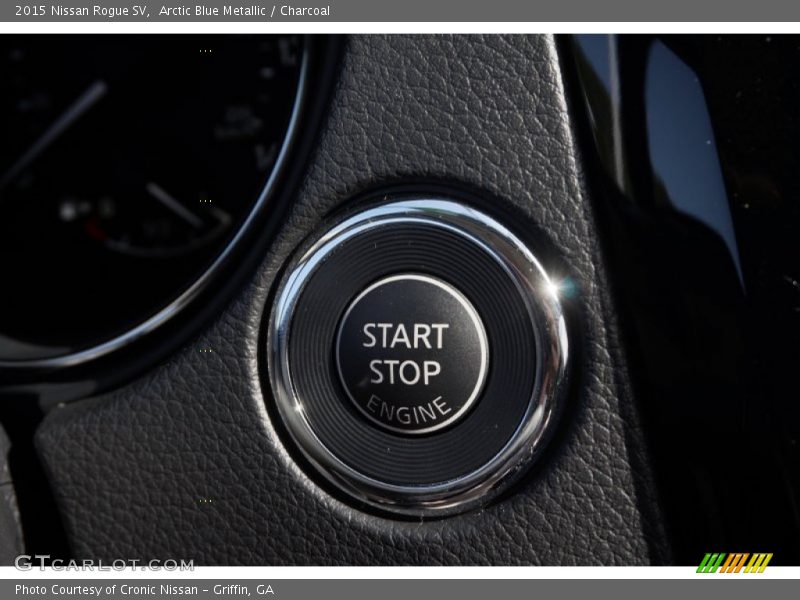 Arctic Blue Metallic / Charcoal 2015 Nissan Rogue SV