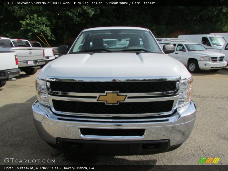 Summit White / Dark Titanium 2013 Chevrolet Silverado 2500HD Work Truck Regular Cab