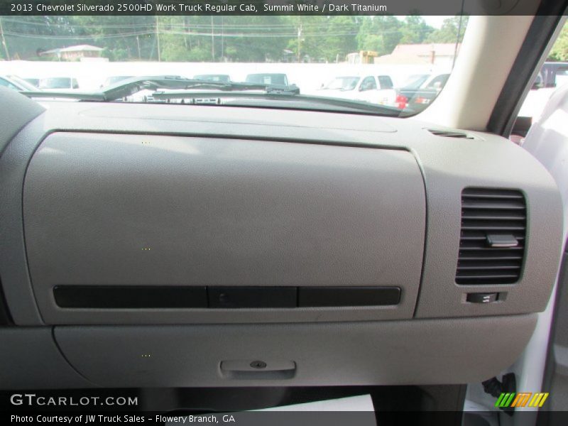Summit White / Dark Titanium 2013 Chevrolet Silverado 2500HD Work Truck Regular Cab