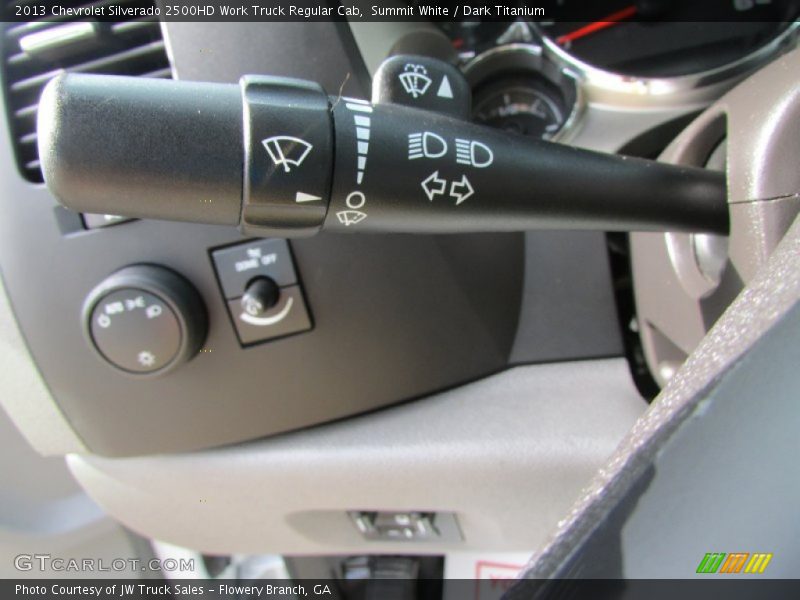 Summit White / Dark Titanium 2013 Chevrolet Silverado 2500HD Work Truck Regular Cab
