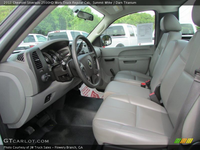 Summit White / Dark Titanium 2013 Chevrolet Silverado 2500HD Work Truck Regular Cab