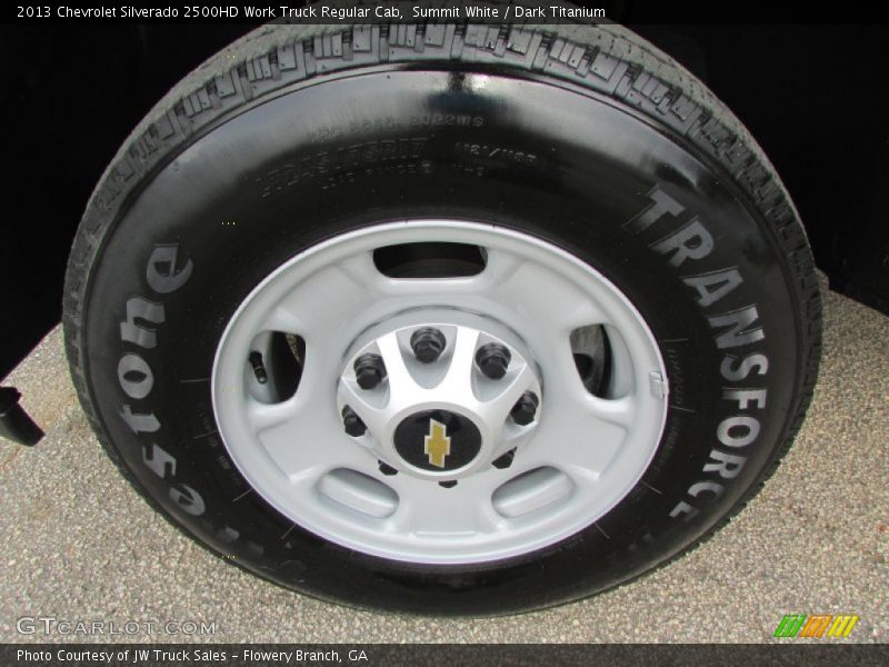 Summit White / Dark Titanium 2013 Chevrolet Silverado 2500HD Work Truck Regular Cab