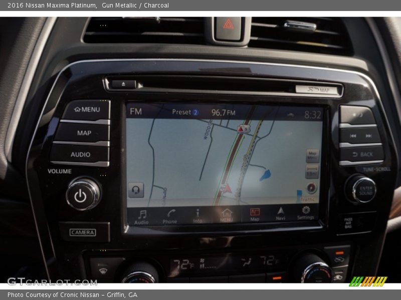 Navigation of 2016 Maxima Platinum