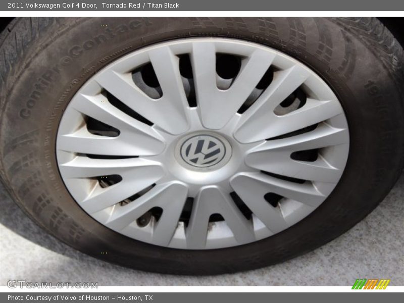 Tornado Red / Titan Black 2011 Volkswagen Golf 4 Door