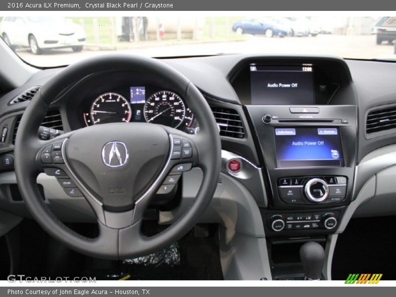 Crystal Black Pearl / Graystone 2016 Acura ILX Premium