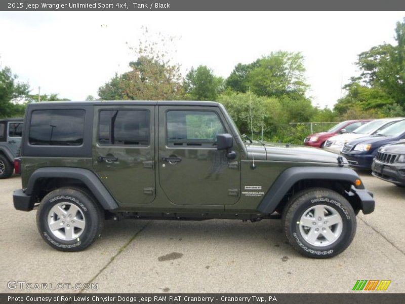 Tank / Black 2015 Jeep Wrangler Unlimited Sport 4x4
