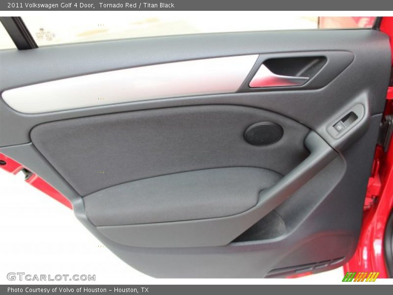 Tornado Red / Titan Black 2011 Volkswagen Golf 4 Door