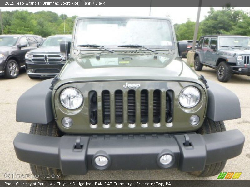 Tank / Black 2015 Jeep Wrangler Unlimited Sport 4x4