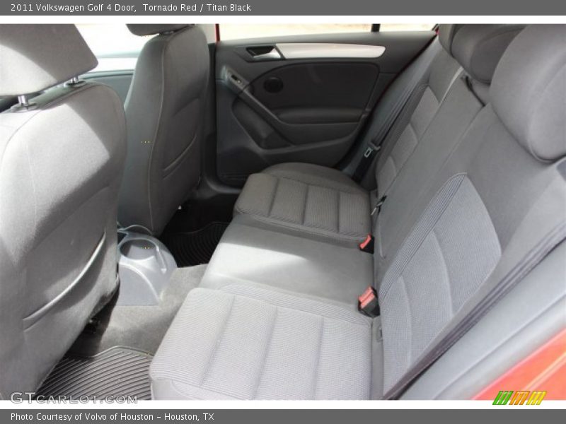 Tornado Red / Titan Black 2011 Volkswagen Golf 4 Door