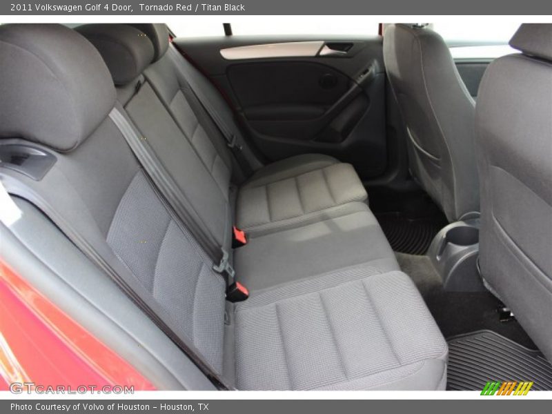 Tornado Red / Titan Black 2011 Volkswagen Golf 4 Door
