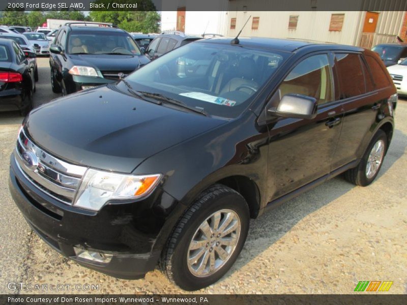 Black / Charcoal 2008 Ford Edge SEL AWD